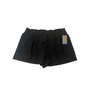 Avia Outdoor Shorts Black Soot Cargo Pockets Ripstop Plus Size XXXL 22 New